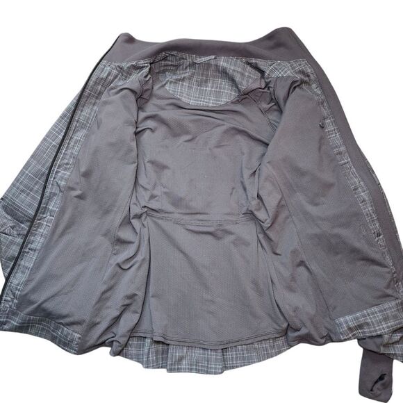 Lululemon Ahead of the Curve Jacket - Gray Plaid - Picture 6 of 11